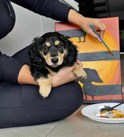 Atelier Puppy Painting Paris