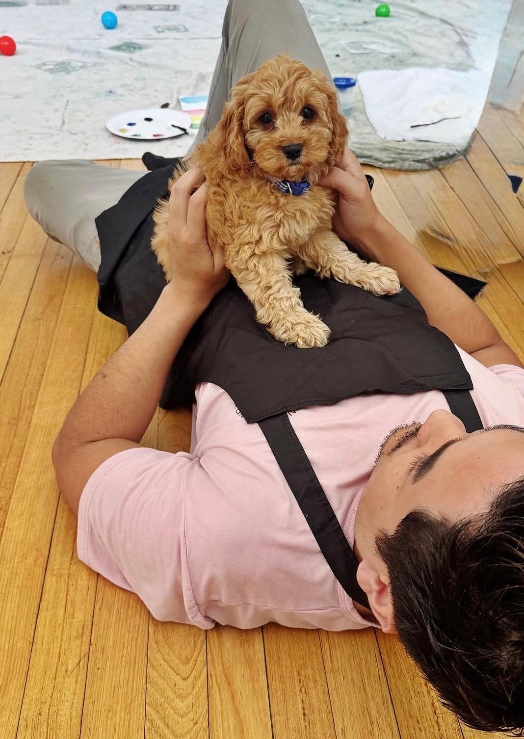Atelier Puppy Painting Paris